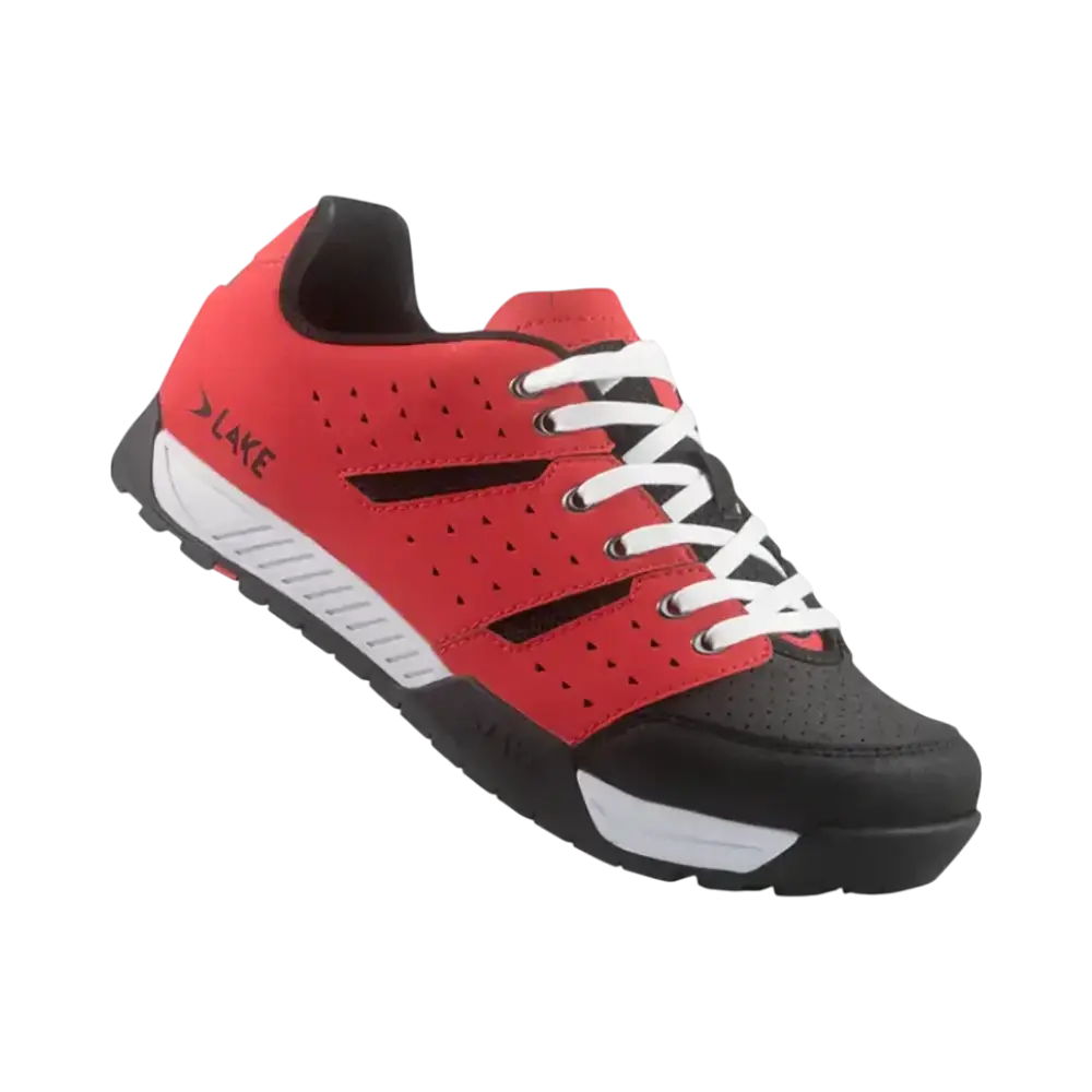LAKE MX169 Mountainbikeschoenen Rood/Wit Heren