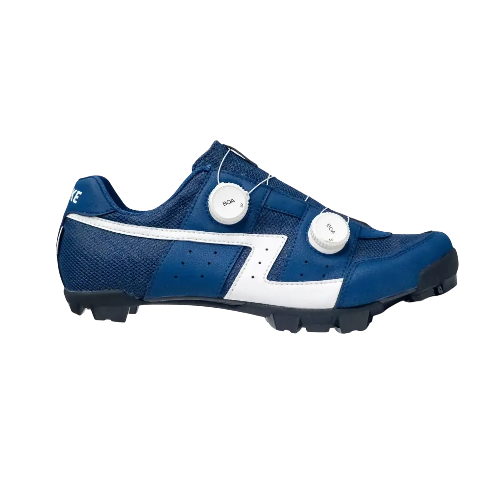 LAKE MX30G Narrow Mountainbikeschoenen Blauw/Wit