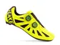 Lake CX302 Wielrenschoenen HiViz Geel/Zwart Heren