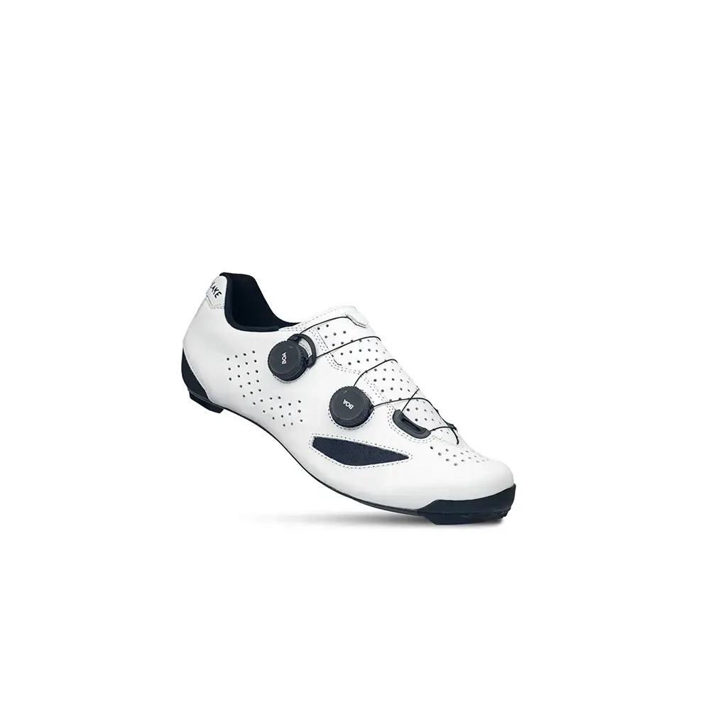 Lake CX239 Wielrenschoenen Wit/Zwart Heren