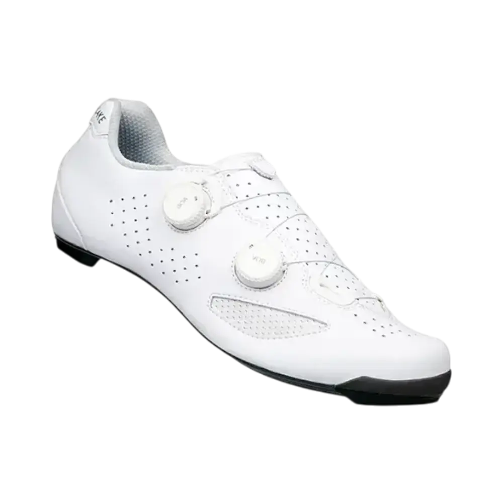LAKE CX239 Wielrenschoenen Wit/Wit Clarino Heren