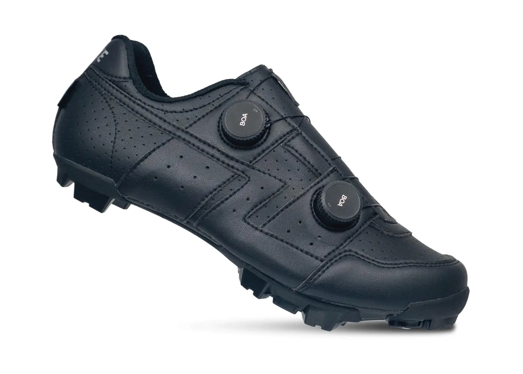 Lake MX30G Wide Mountainbikeschoenen Zwart/Zwart Heren