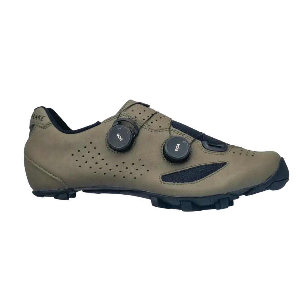 LAKE MX239 Gravelschoenen Groen/Zwart Heren