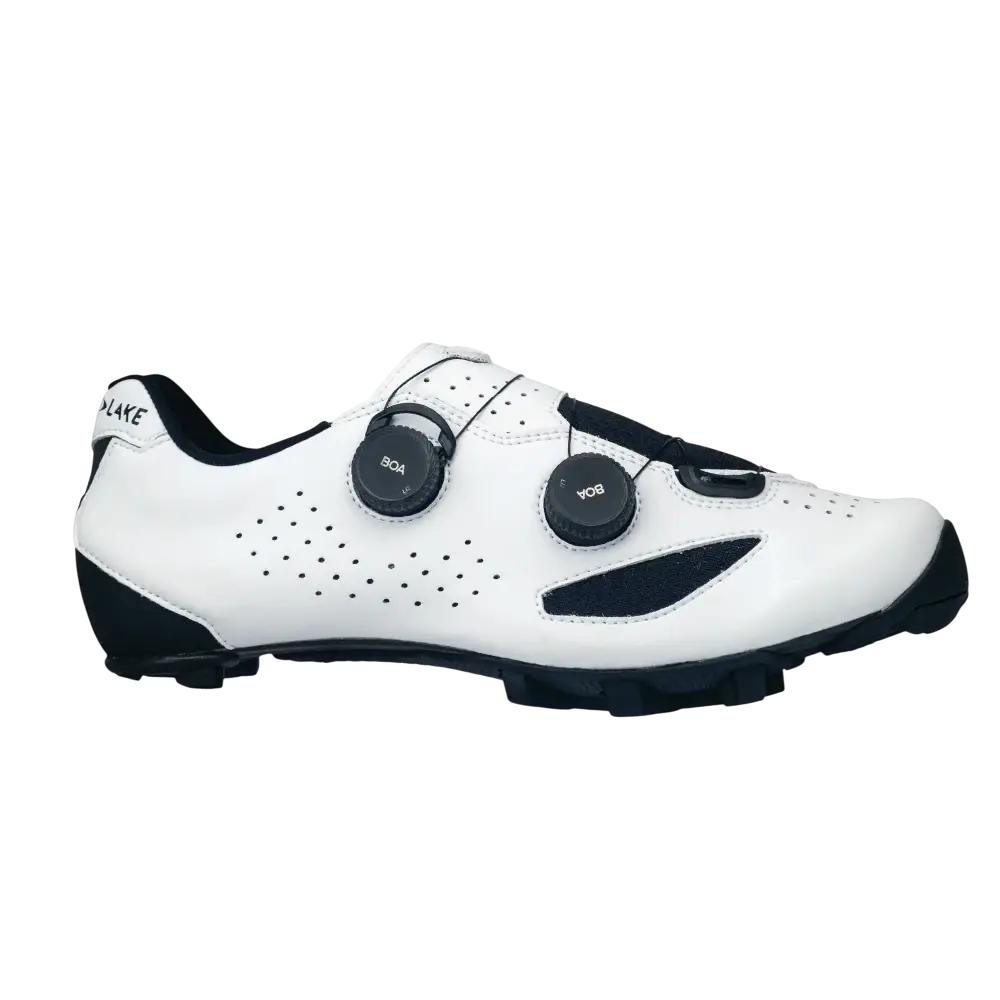 LAKE MX239 Gravelschoenen Wit/Zwart Clarino Heren