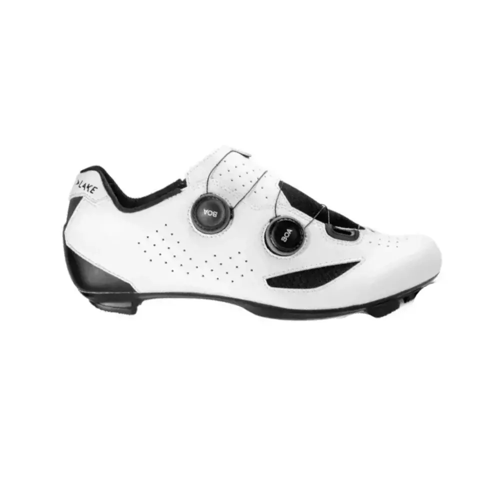 LAKE CX190-X Wielrenschoenen Wit/Zwart Heren