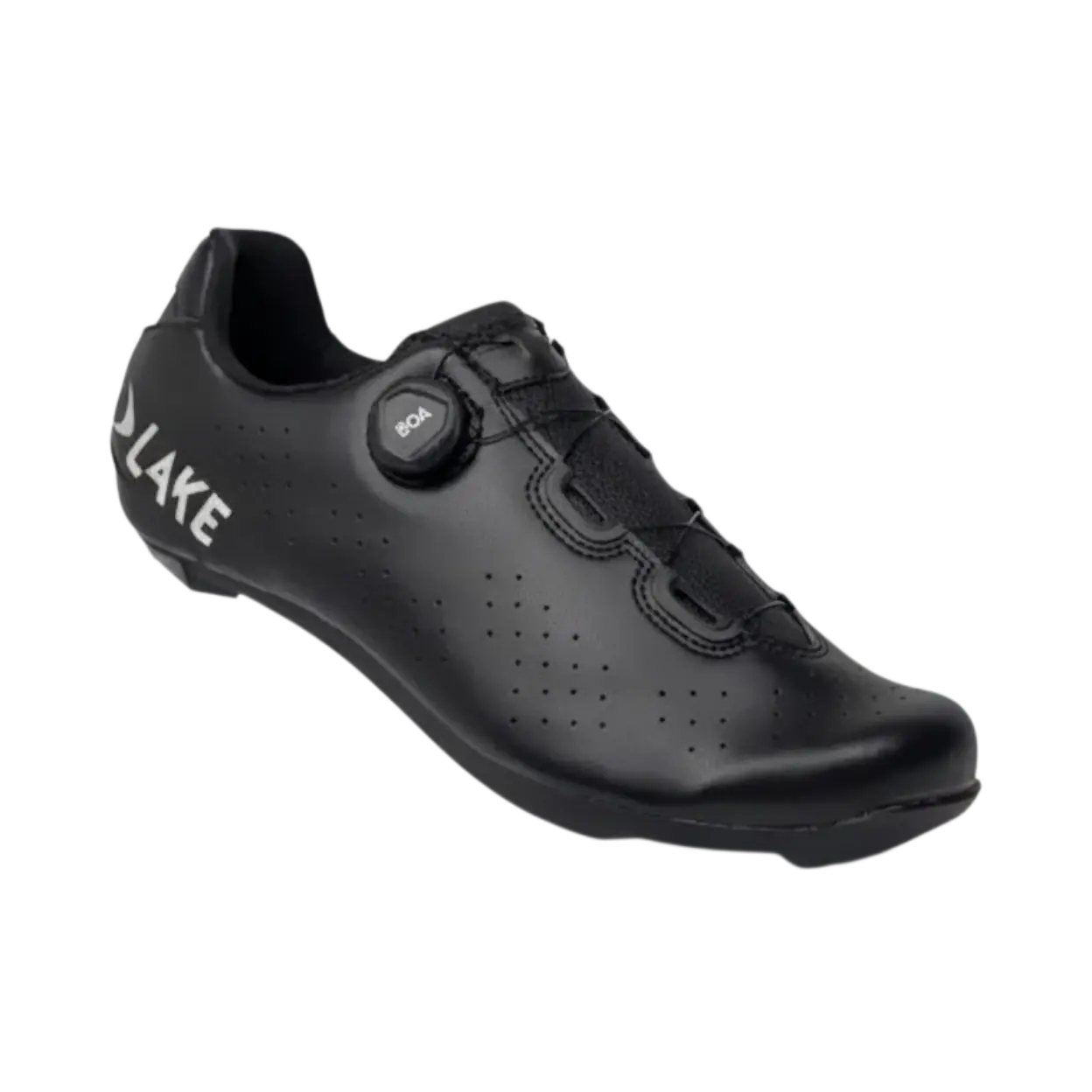 LAKE CX178-X Wielrenschoenen Zwart/Zilver Heren