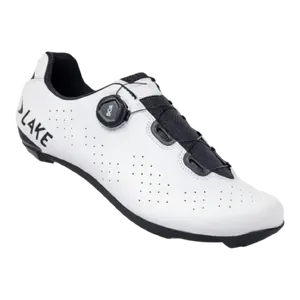 Lake CX178 Wielrenschoenen Wit/Zwart Heren