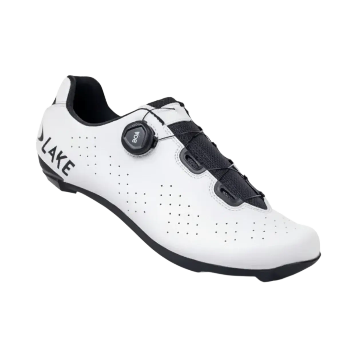 LAKE CX178-X Wielrenschoenen Wit/Zwart Heren