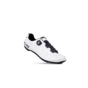 Lake CX178-X Wielrenschoenen Wit/Zwart Heren