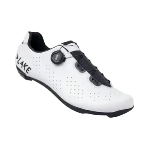 Lake CX178-X Wielrenschoenen Wit/Zwart Heren
