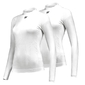 FUTURUM Thermoshirt Lange Mouwen Wit Dames 2-Pack