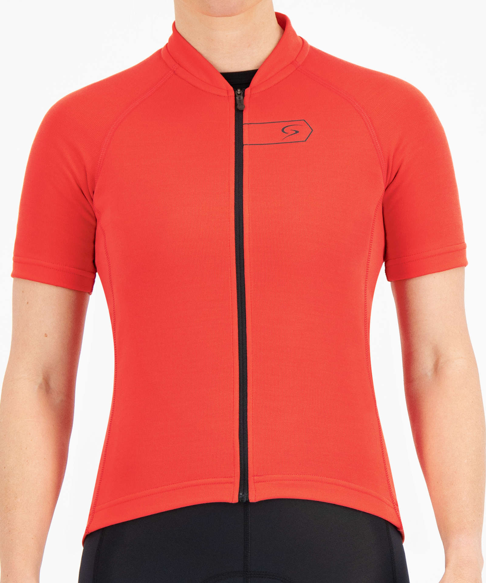 FUTURUM MARA Merino Fietsshirt Korte Mouwen Rood Dames