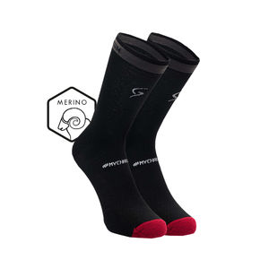 FUTURUM 4 SEASONS Merino Sokken Zwart
