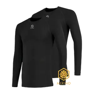 FUTURUM 4 SEASONS Warm Merino Thermoshirt Lange Mouwen 2-Pack Heren