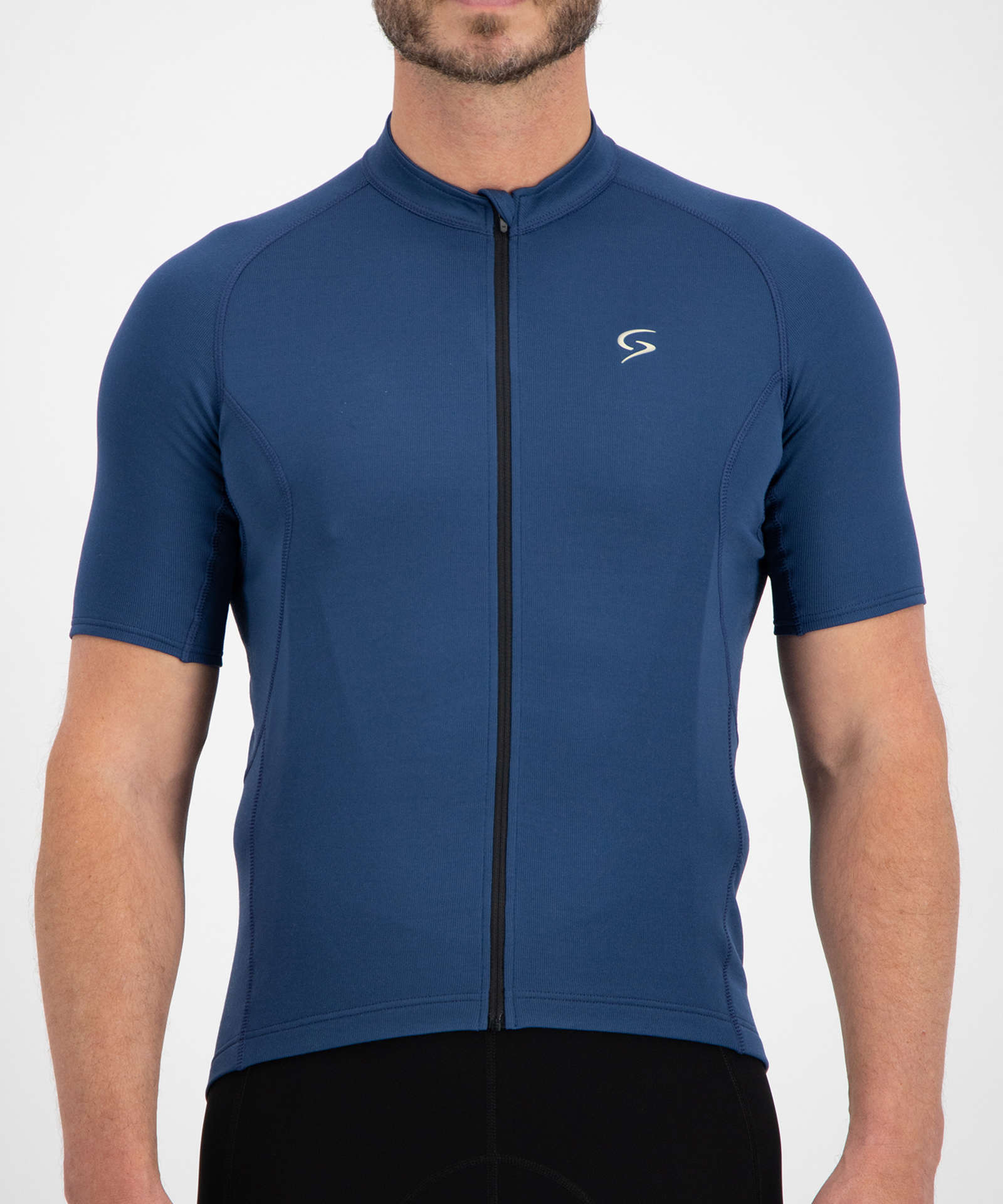FUTURUM JORIS Merino Fietsshirt Korte Mouwen Blauw Heren