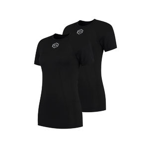 FUTURUM Xtra Cool Recycled Ondershirt Zwart Dames 2-Pack