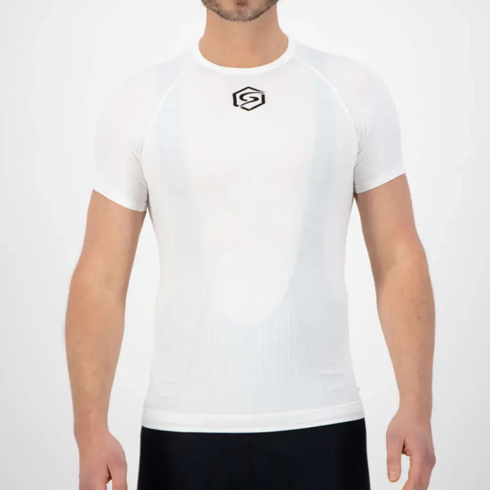 FUTURUM Recycled Ondershirt Korte Mouwen Wit Heren 2-Pack