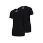 FUTURUM Recycled Ondershirt Korte Mouwen Zwart Dames 2-Pack