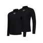 FUTURUM Recycled Thermoshirt Lange Mouwen Zwart Heren 2-Pack
