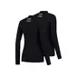 FUTURUM Recycled Thermoshirt Lange Mouwen Zwart Dames 2-Pack