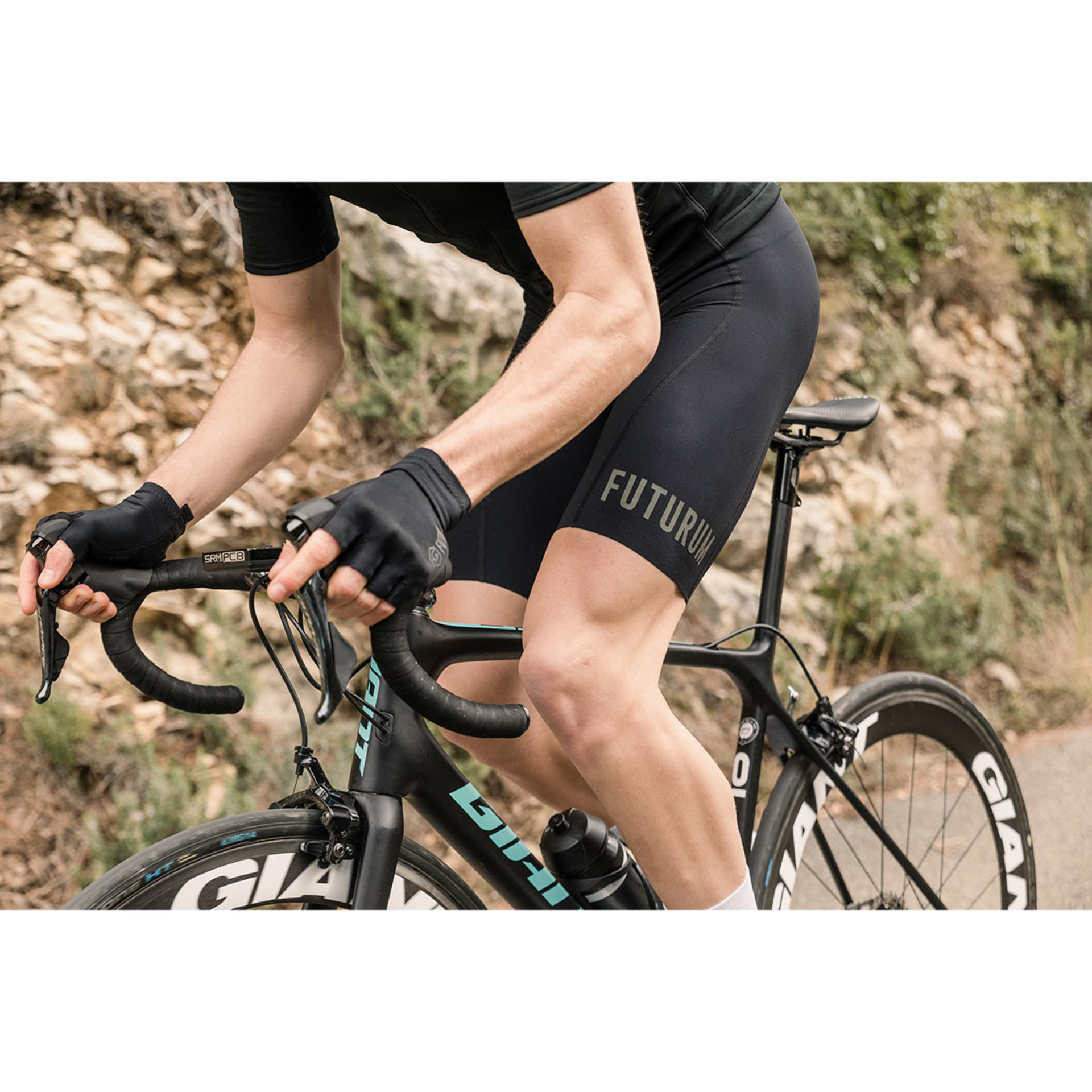 FUTURUM JONA II Fietsbroek Kort Zwart Heren