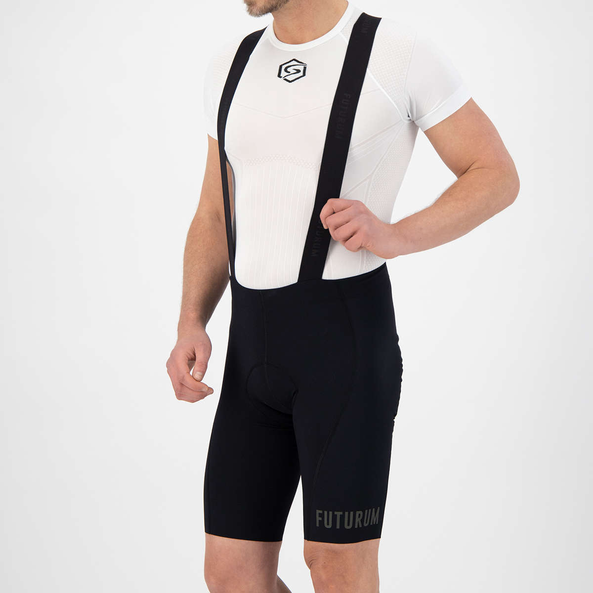 FUTURUM JONA II Fietsbroek Kort Zwart Heren