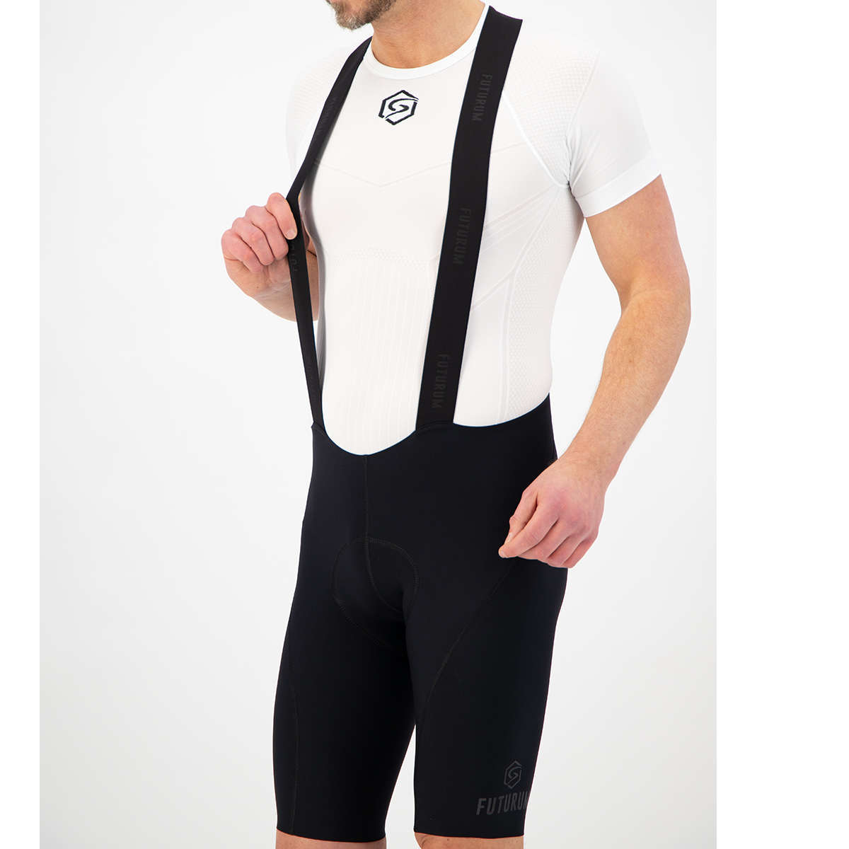FUTURUM JORIS PRO Fietsbroek Kort Zwart Heren