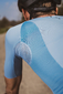 FUTURUM JORIS PRO Aero Fietsshirt Korte Mouwen Lichtblauw Heren