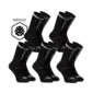 FUTURUM XTRA COOL Merino Fietssokken 5-Pack Zwart