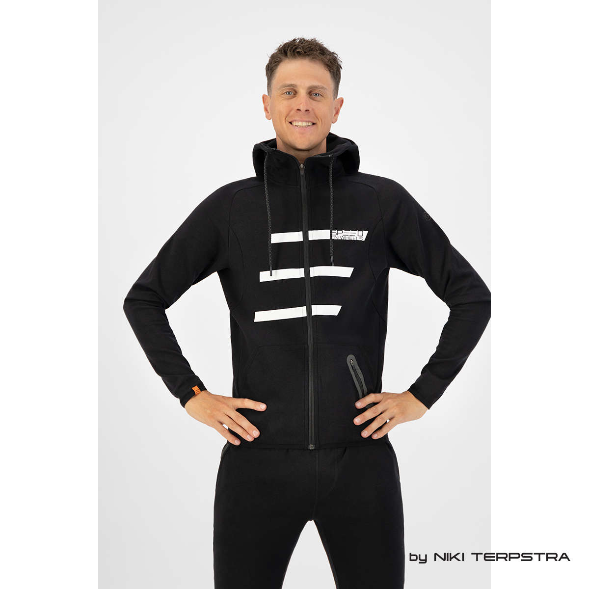 FUTURUM Tech Hoodie SPEED ON WHEELS "E" Black
