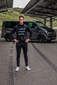 FUTURUM Tech Hoodie SPEED ON WHEELS "E" Black