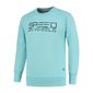 FUTURUM Crewneck SPEED ON WHEELS Mint Blue