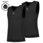 FUTURUM 4 SEASONS Merino Ondershirt Mouwloos Zwart 2-Pack