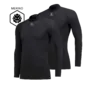 FUTURUM 4 SEASONS Extra Warm Merino Thermoshirt Lange Mouwen Zwart 2-Pack