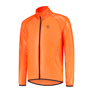 FUTURUM Packable Regenjack Oranje Fluo 