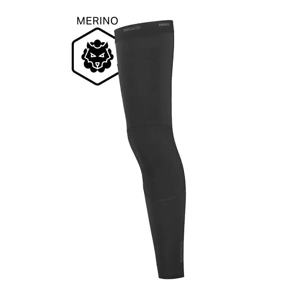 FUTURUM Beenwarmers Merino Zwart