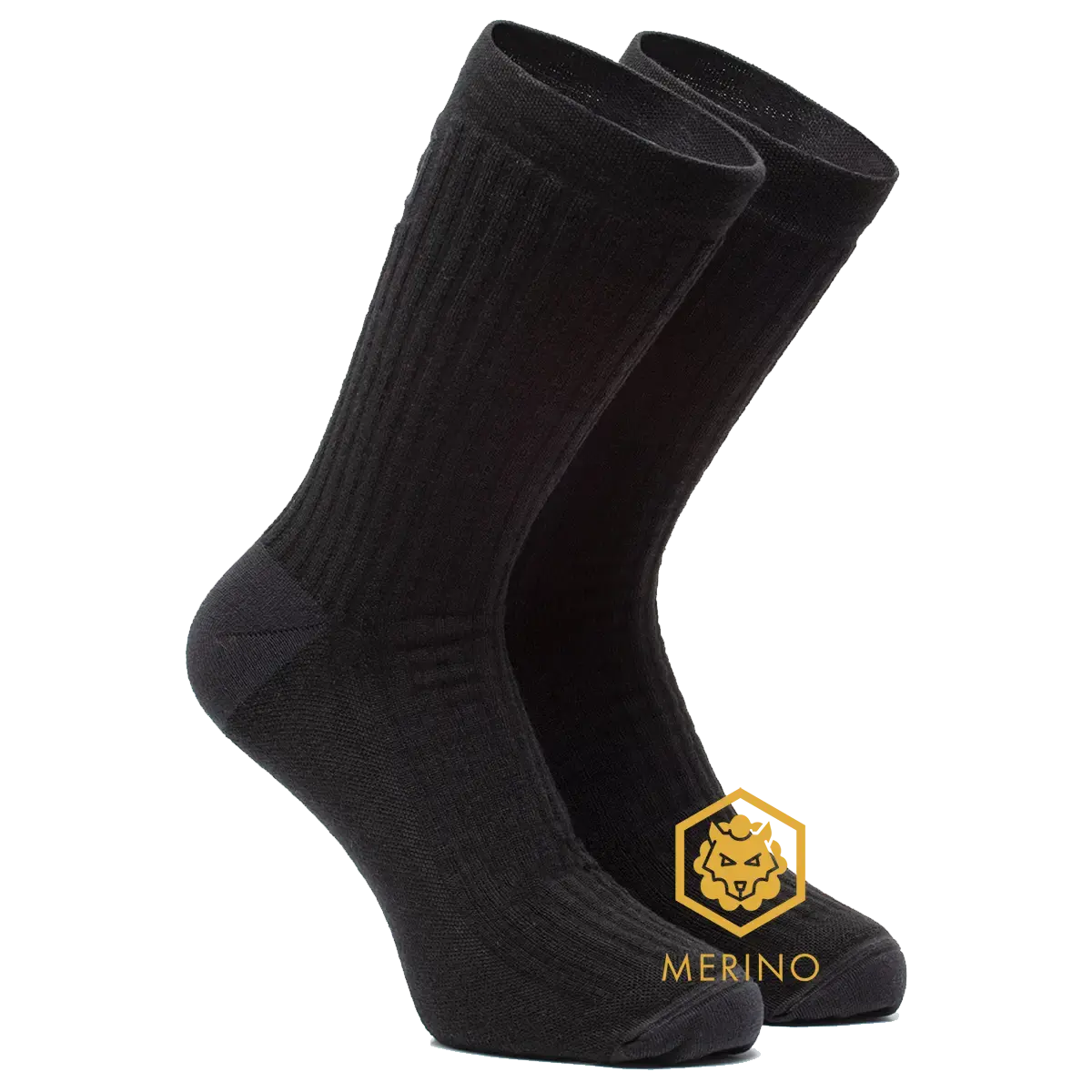FUTURUM 4 SEASONS Merino Fietssokken Extra Warm Zwart