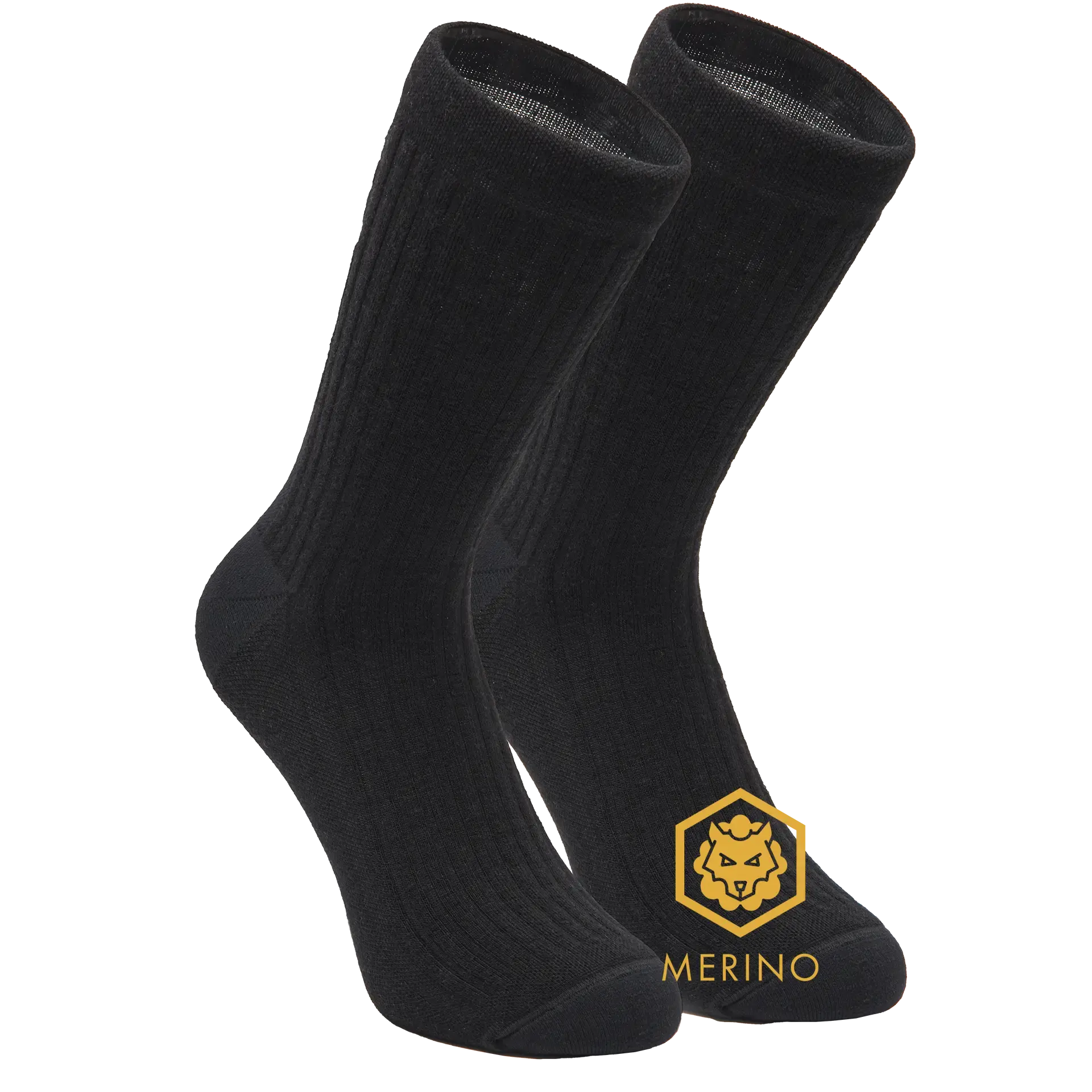 FUTURUM 4 SEASONS Merino Fietssokken Extra Warm Zwart