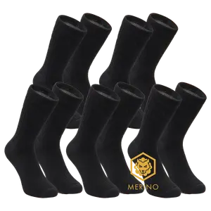FUTURUM 4 SEASONS Merino 5-Pack Fietssokken Extra Warm Zwart