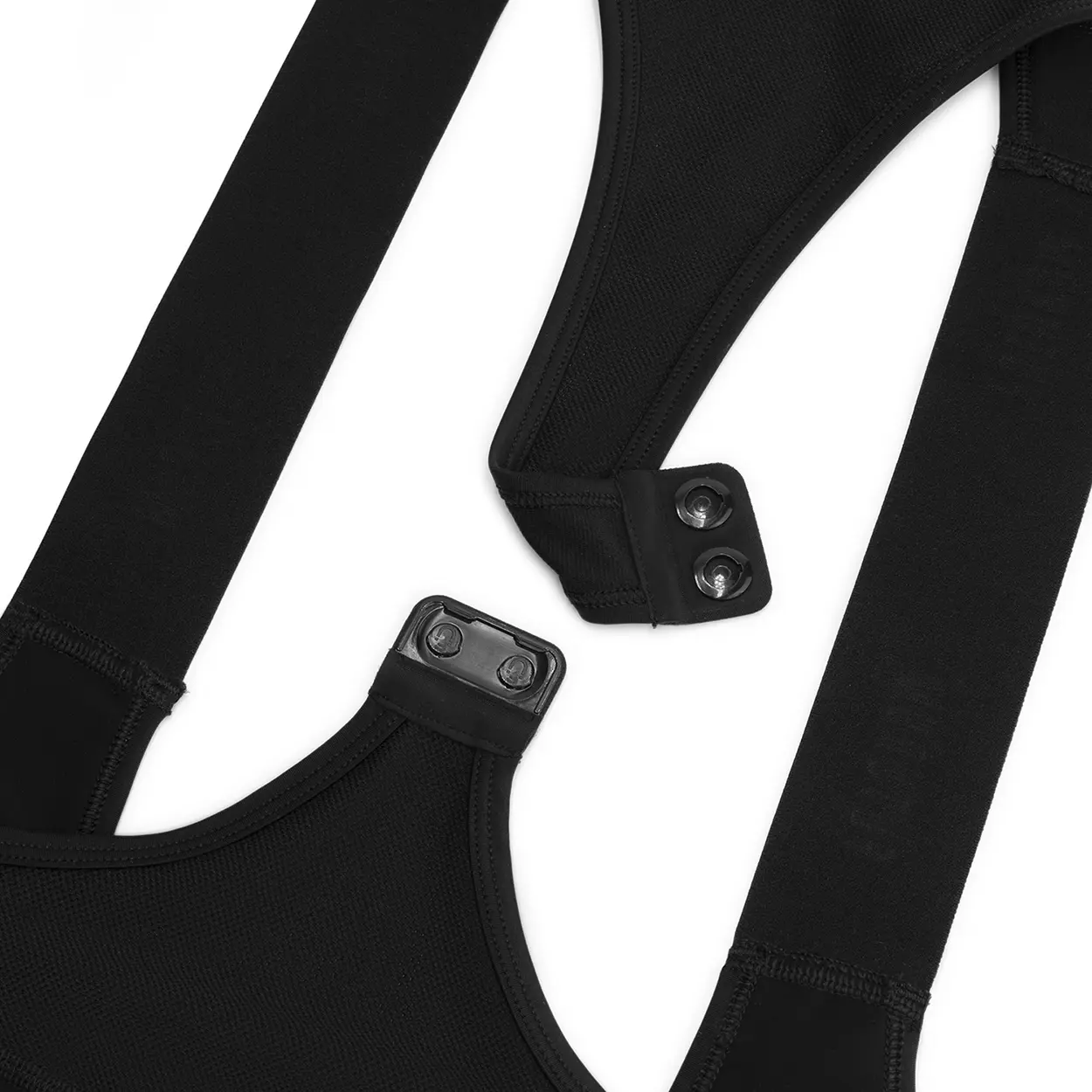 FUTURUM ROSA Fietsbroek Kort Zwart Dames