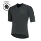 FUTURUM JONA Merino Fietsshirt Korte Mouwen Donkergrijs Heren