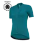 FUTURUM ROSA Merino Fietsshirt Korte Mouwen Turquoise Dames