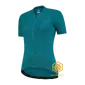 FUTURUM ROSA Merino Fietsshirt Korte Mouwen Turquoise Dames — afbeelding 1
