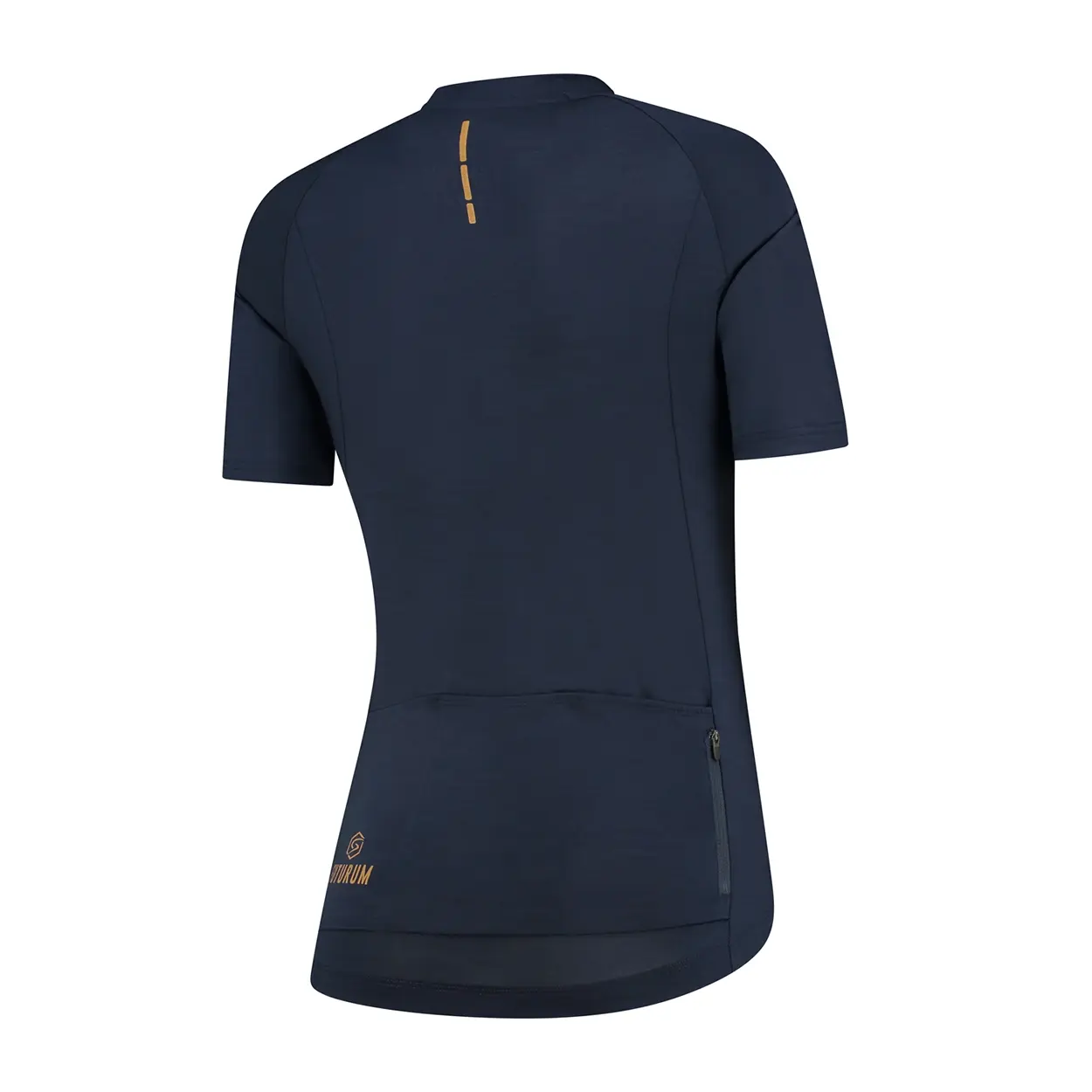 FUTURUM ROSA Merino Fietsshirt Korte Mouwen Donkerblauw Dames