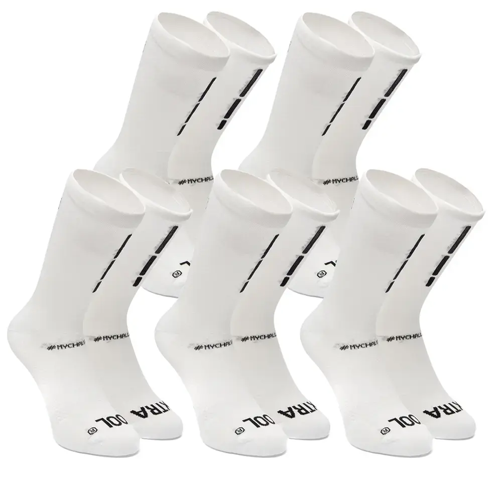 FUTURUM XTRA COOL Lyocell 5-pack Fietssokken Wit