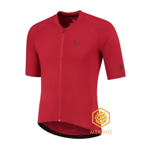 FUTURUM JONA Merino Fietsshirt Korte Mouwen Rood Heren