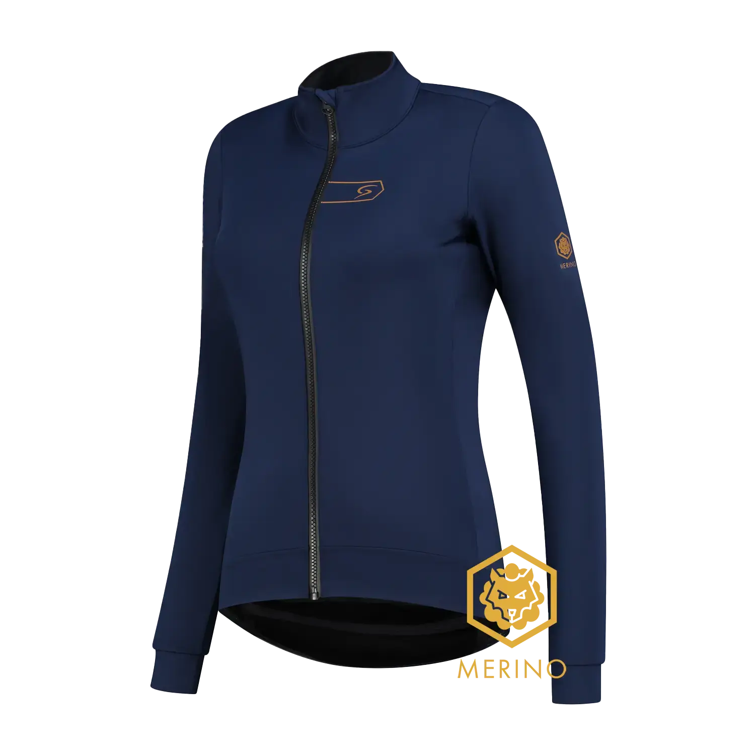 FUTURUM 4 SEASONS PRO Merino Fietsjack Donkerblauw Dames