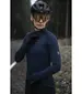 FUTURUM ROSA Merino Fietsshirt Lange Mouwen Donkerblauw Dames