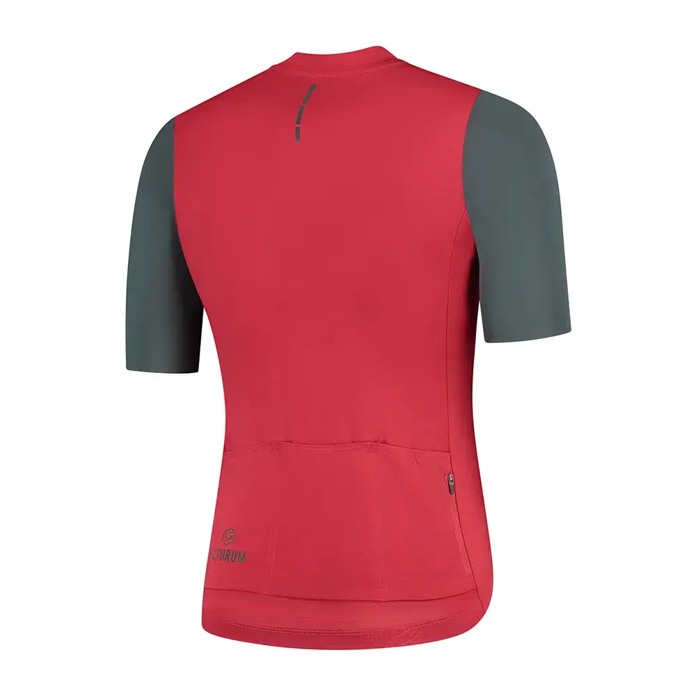 FUTURUM JORIS PRO Merino Fietsshirt Korte Mouwen Rood Heren