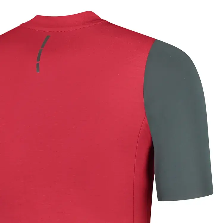 FUTURUM JORIS PRO Merino Fietsshirt Korte Mouwen Rood Heren